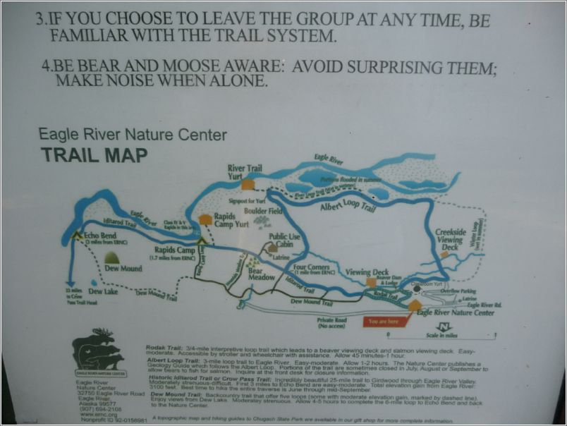 ERNC trail map