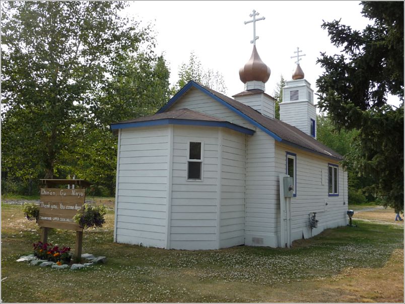 Eastern Orthodox church near Eklutna
