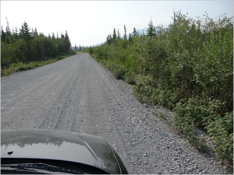 The McCarthy Road - 60 miles of gravel