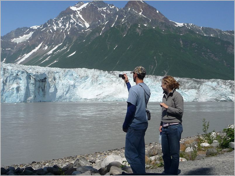 Photographing Childs Glacier