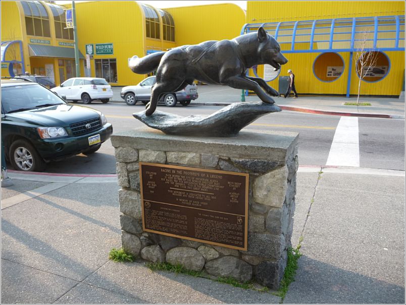 Iditarod starting line
