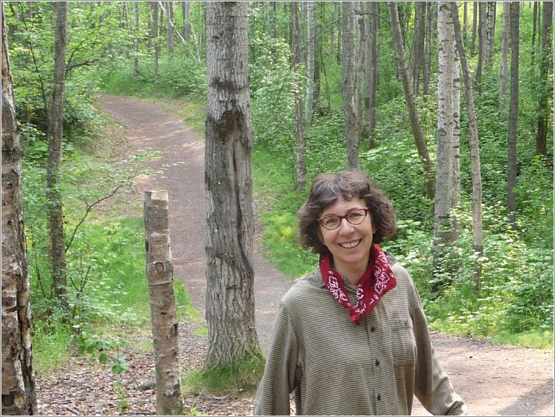 A on the trail