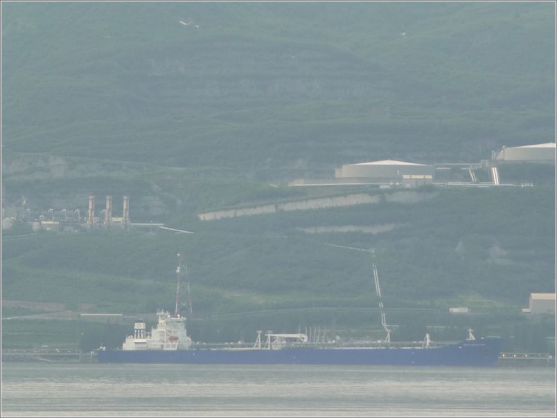 End of the trans-Alaska pipeline