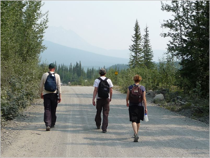 Walking the rest of the way