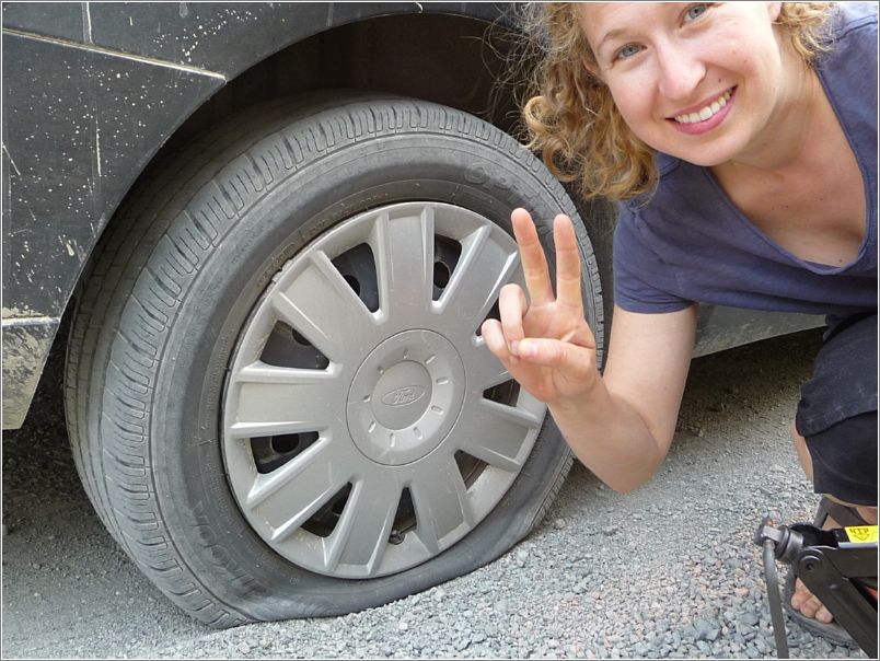 Second flat tire in 3 days