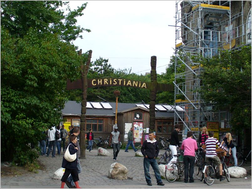 Entrance to Christiania